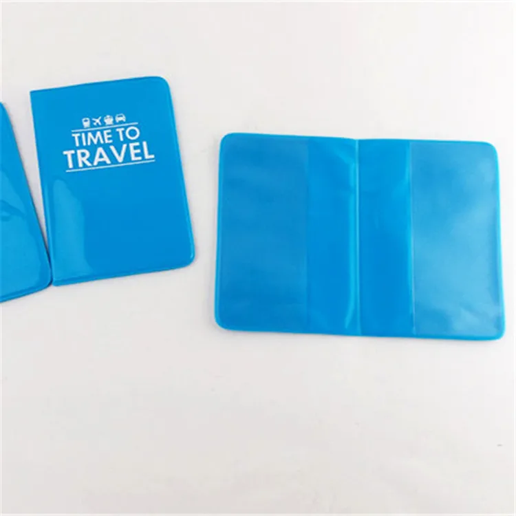 Custom logo plastic passport cover with good quality
