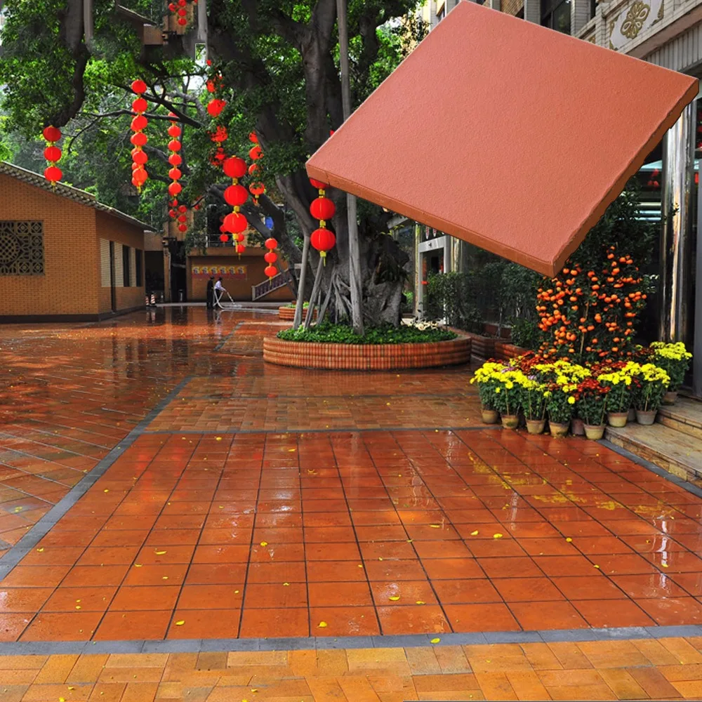 24x24 laminate decorative terracotta floor tiles/terra cotta clay tiles step tiles