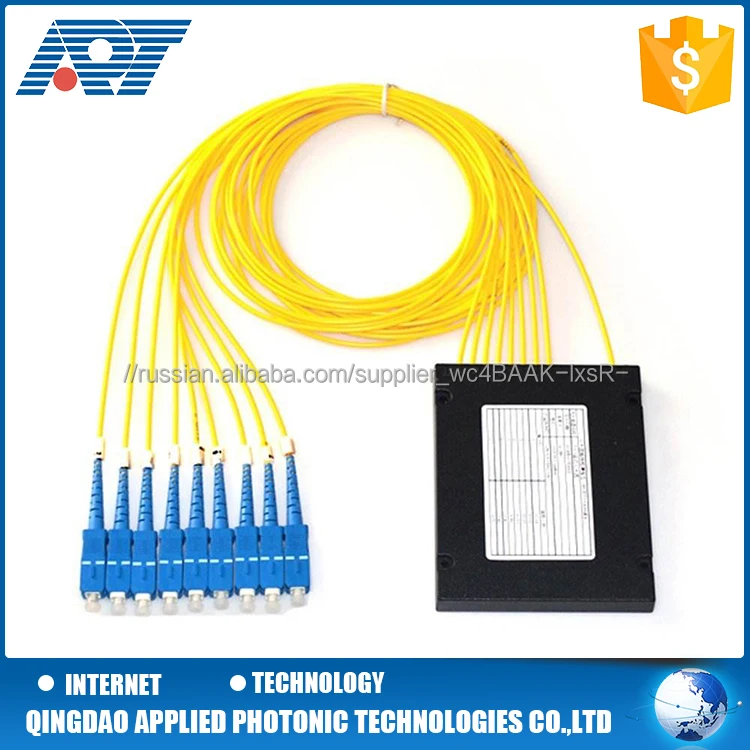  1260-1650nm ABS поле тип 1x16 1x8 1x32 1x64 SC и SM fiber optic PLC