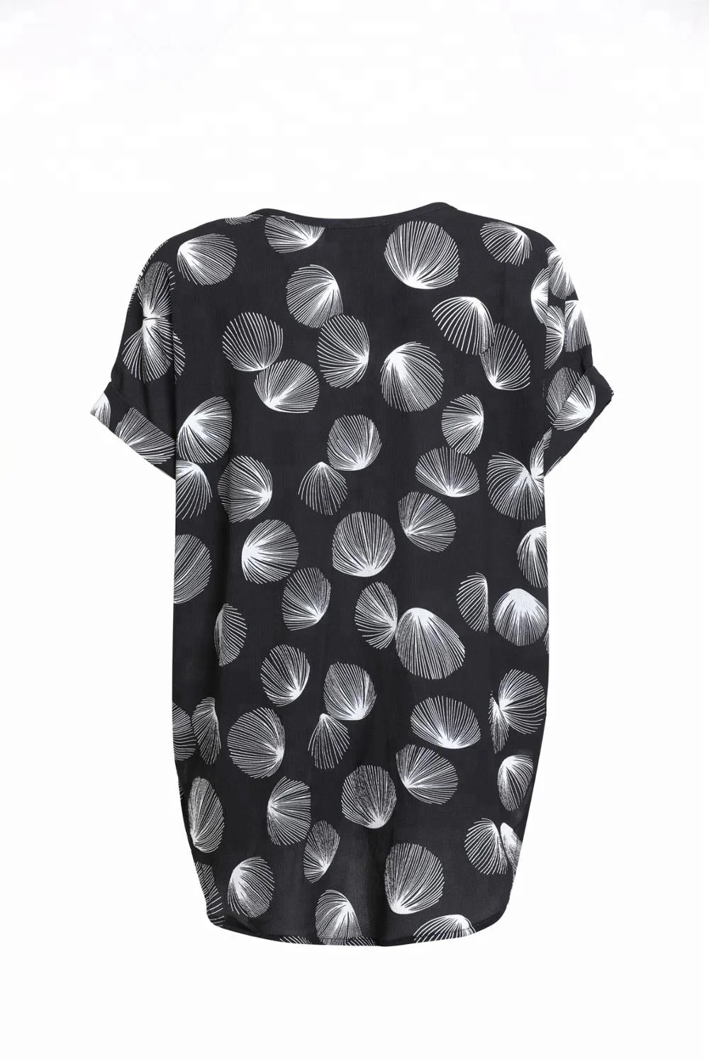 Auschalink Wholesale Popular Women Casual Style Melanie Print Ladies Fashion Top Design Office Women Blouse