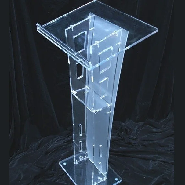 Профессиональный дизайн, акриловые церковные кафедры, стеклянные подиумы, школьные кафедры Lucite