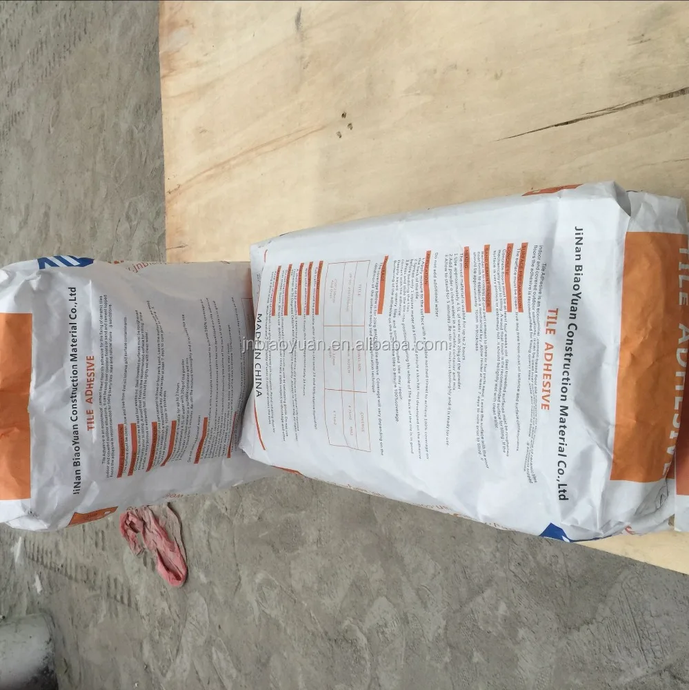polymer modified cement tile adhesive
