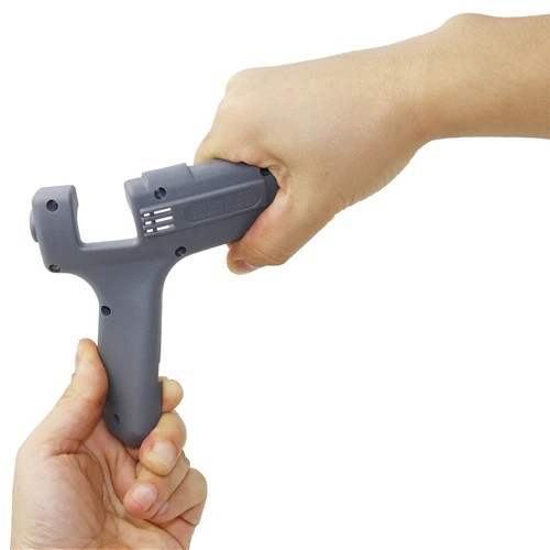 Hot Glue Gun GlueTeck HS12148 80W Professional High Temp Mini Hot Melt Glue Gun Kit with Adhesive Sticks