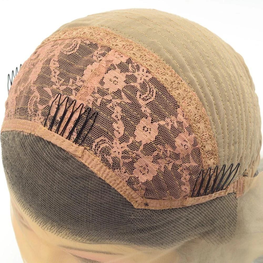 Wholesale Human Gray Color Lace Front Wig Ladies Chinese Remy Straight Hair Wigs