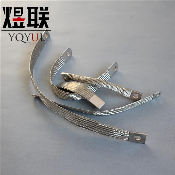 
copper braided earthing tape grounding shunt 