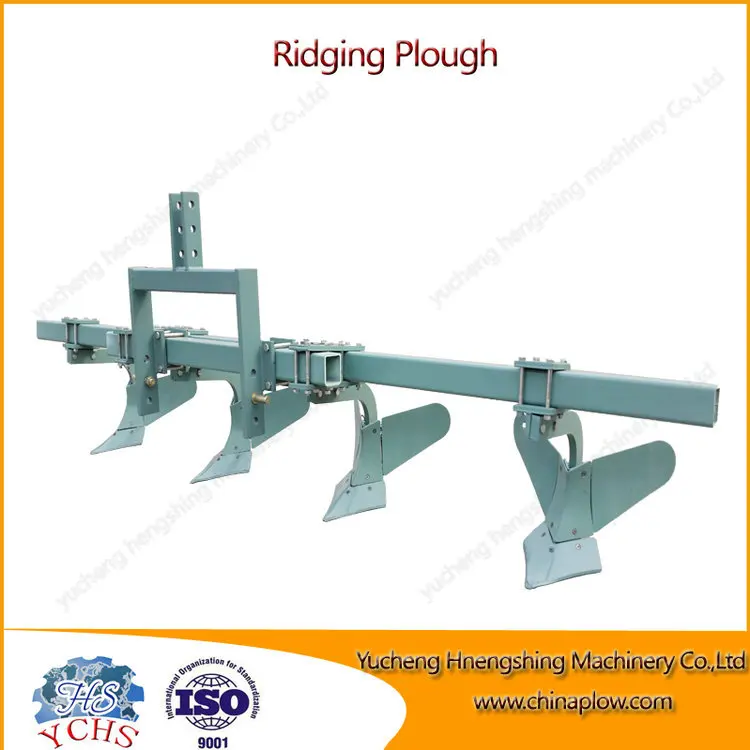 Agri machinery ridging plough with tires