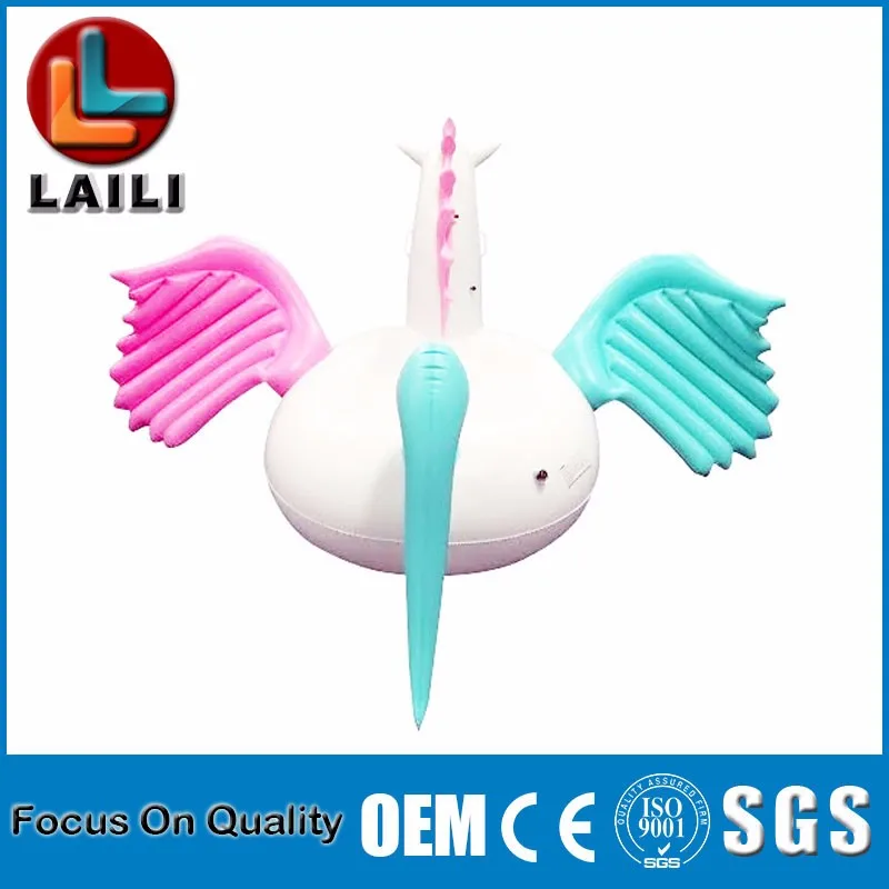 swimming pontoon floats /Inflatable pegasus Environmental protection PVC float/swimming pool