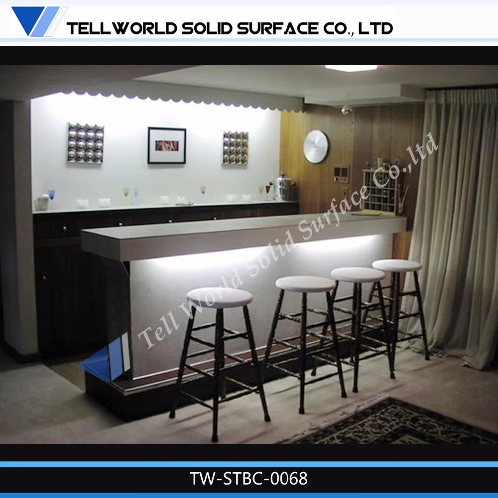 
Fabulous tell world designing commercial bar counter top 