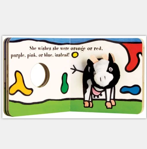 Coloring little children story 3d finger puppet books