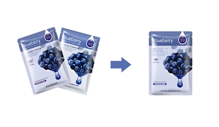 Rorec wholesale private label OBO cosmetic natural plant extract face mask skin care whitening facial mask korean