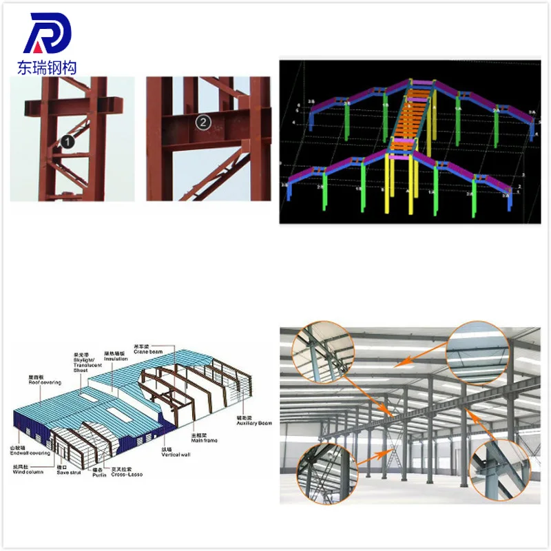 Prefabricated Metal Steel Structure Farm Building Cattle/Cow Shed