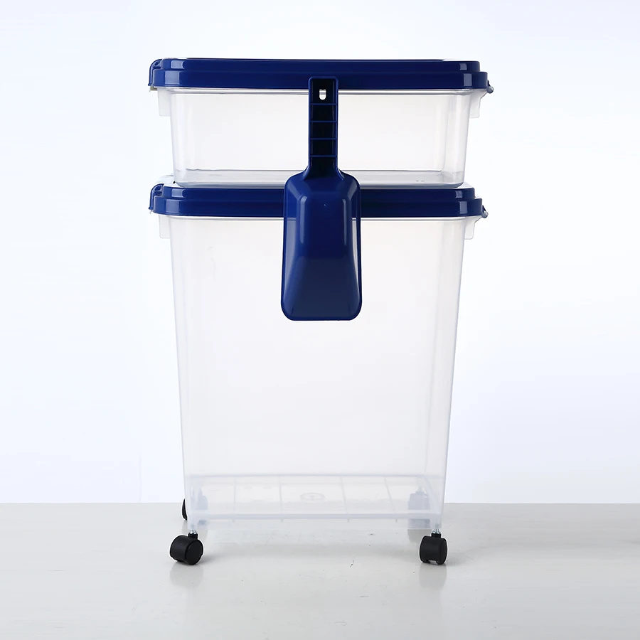 STROBIGO Wholesale Stackable Plastic Airtight Pet Dry Food Storage Bins, Pet Food Containers/