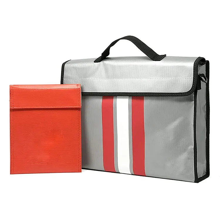 Custom Safe Fireproof Money Safety Waterproof File Fireproof Document Bag