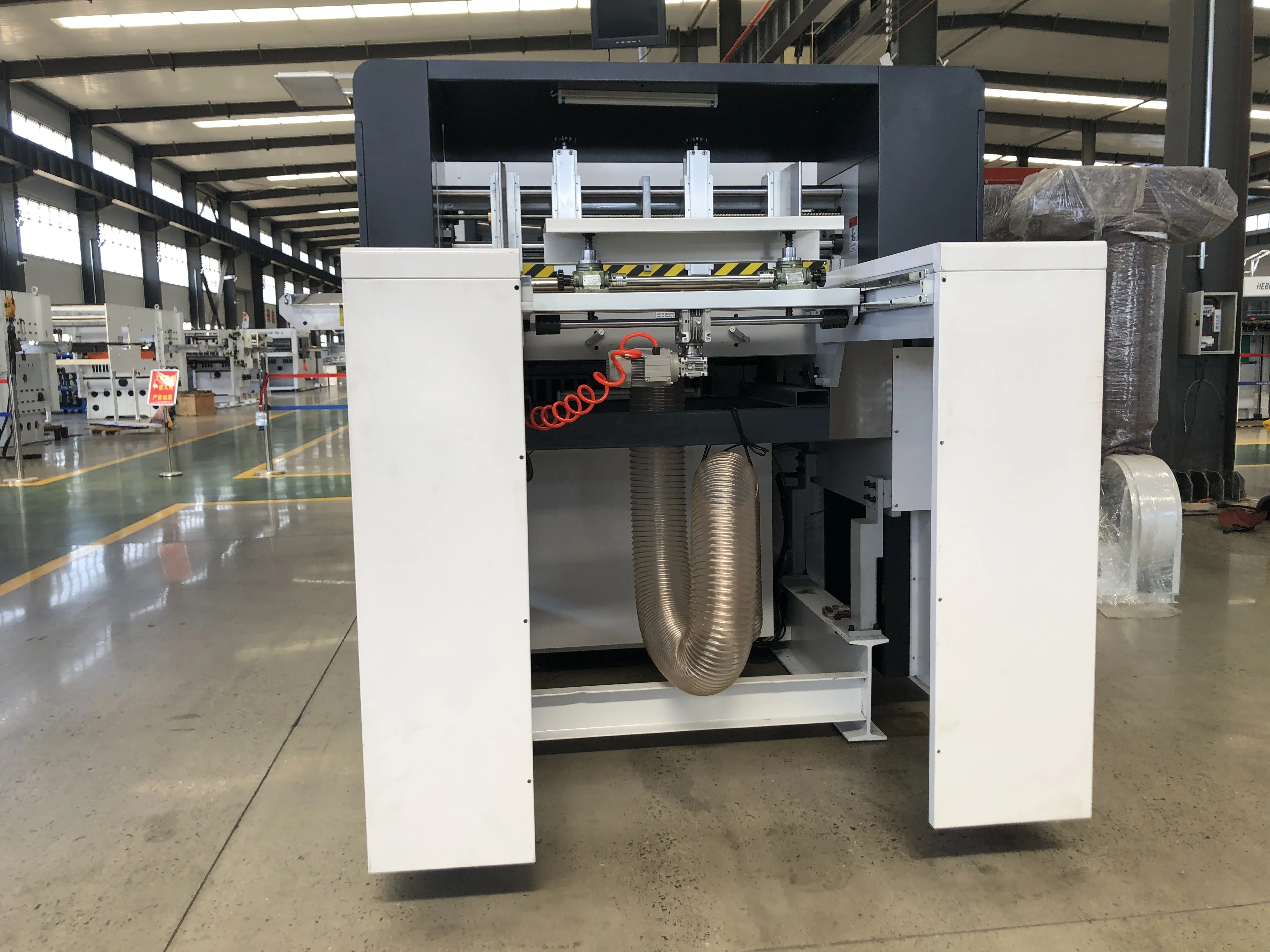 I PACK High Speed Lead Edge  Feeding Die cutting Machine cardboard making factory