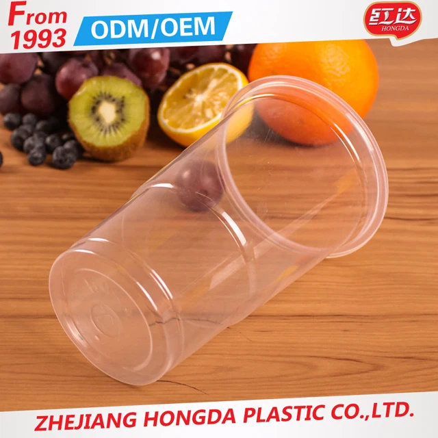 600 мл, оптовая продажа, большая стеклянная пластиковая чашка на вынос с индивидуальным принтом