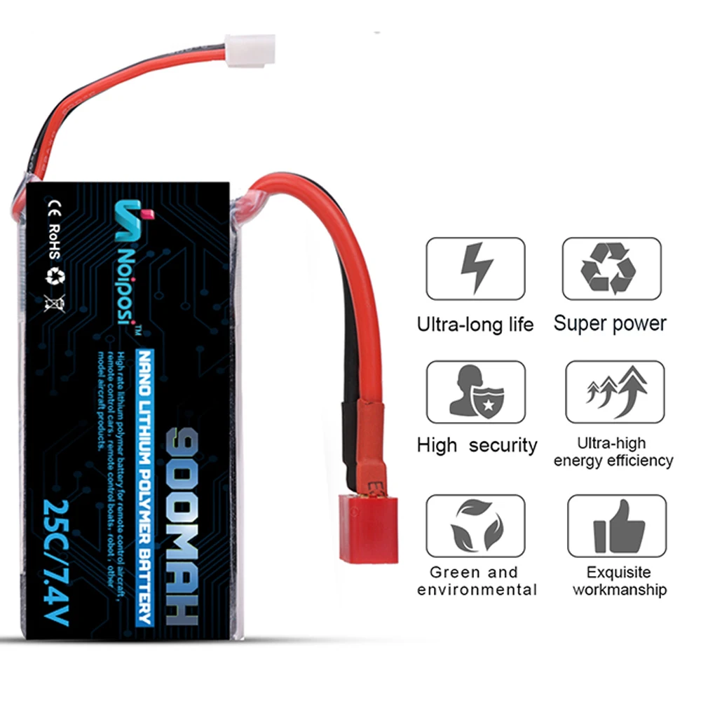 Turnigy 900mAh 2S 20C Lipo Pack HobbyKing RC Battery