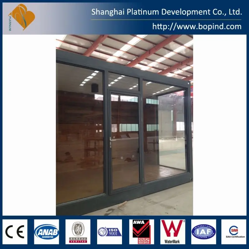steel structure 20ft shipping container house with aluminium windows and doors