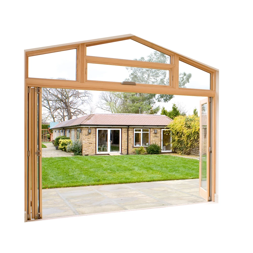 2019 new design folding glass door  puertas de  vidrio aluminio