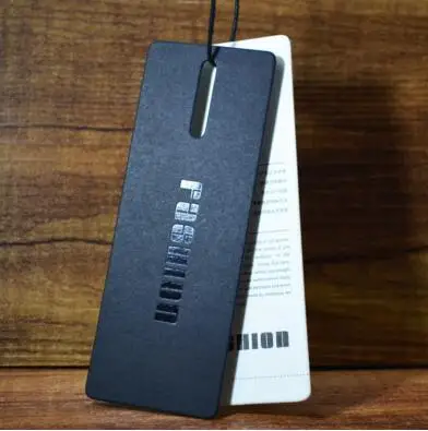 Custom design logo printing clothes paper hang tag for garment