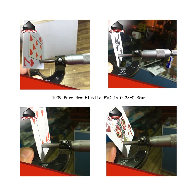 100% all plastic playing cards