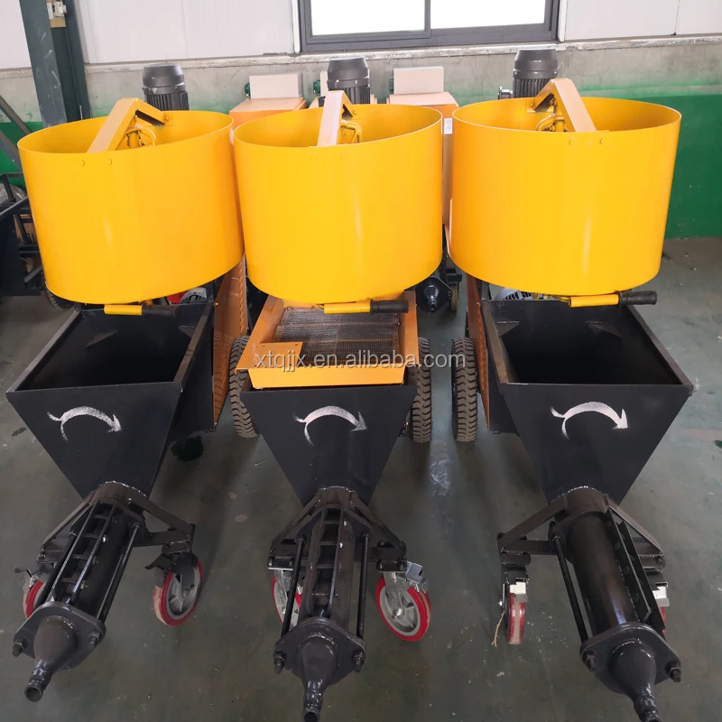 Hot selling new mortar mixing and spraying machine cement plaster mixing spraying machine