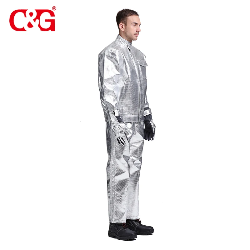 CG high quality splash aluminized approach heat resistant suit
