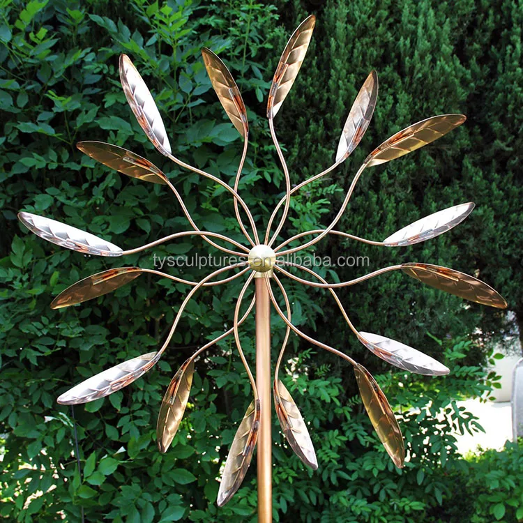 art steel metal stainless steel flower sculpture for park decoration