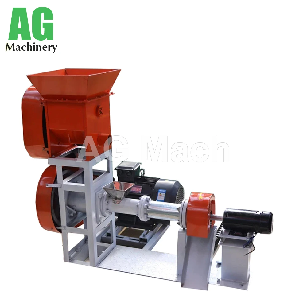 Manufactory direct fish feed pellet forming machine mini fish feed floating extruder machine