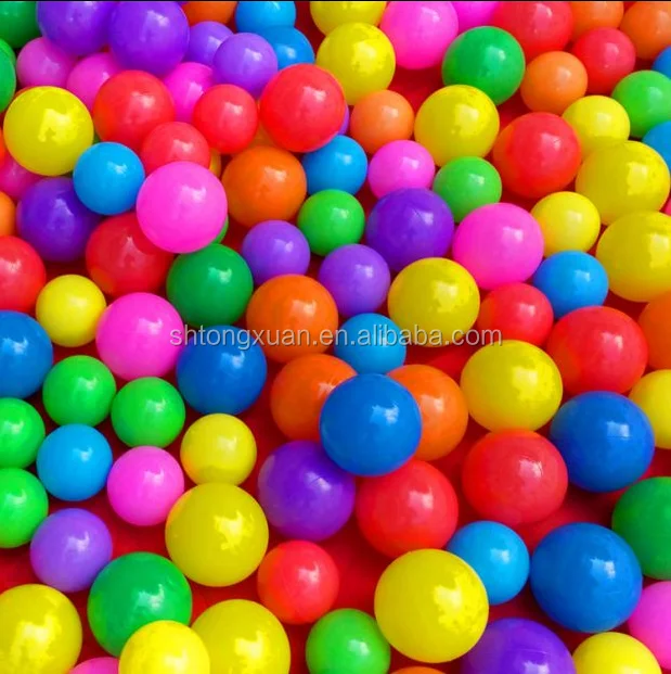 
Colorful Soft Pit Ball/Ocean Ball/Plastic Swimming Pool Ball 