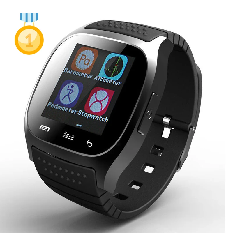 2019 New BT smartwatch android M26 with LED display / Dial / SMS Reminding / Music Player / Pedometer for Mobile Phone