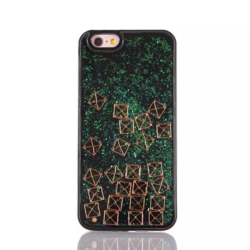 Dynamic Liquid Flow Soft TPU Rubber Edge With Hard Plastic Back Mobile phone cover accessory case for iPhone 7