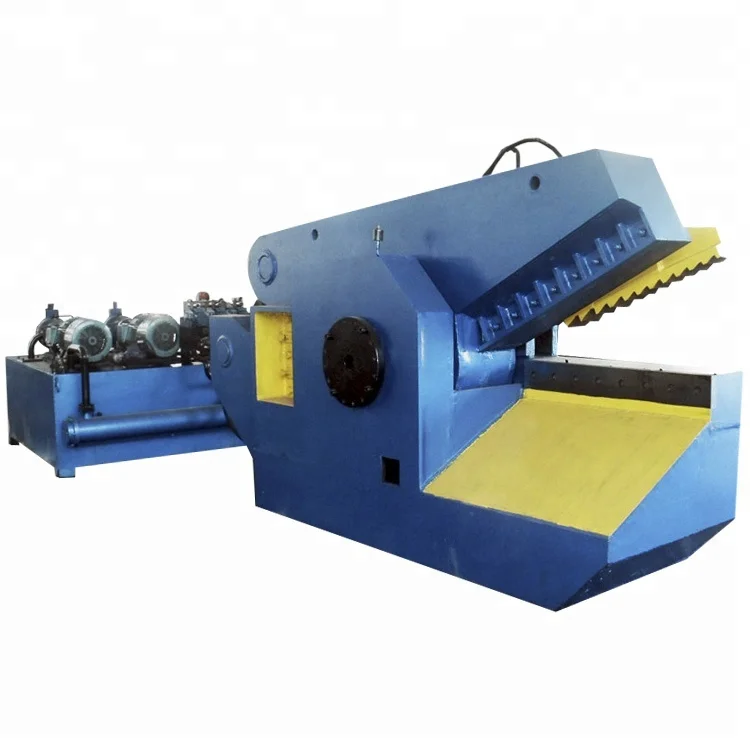 Q43-315 Hydraulic Alligator Shears Scrap Steel Tube Rubber tyre cutting machine