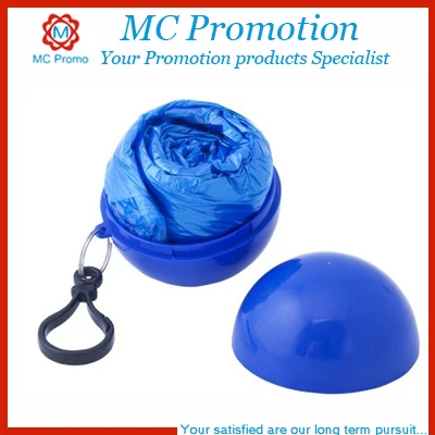 
Custom Disposable Ponch Raincoat in the Ball 