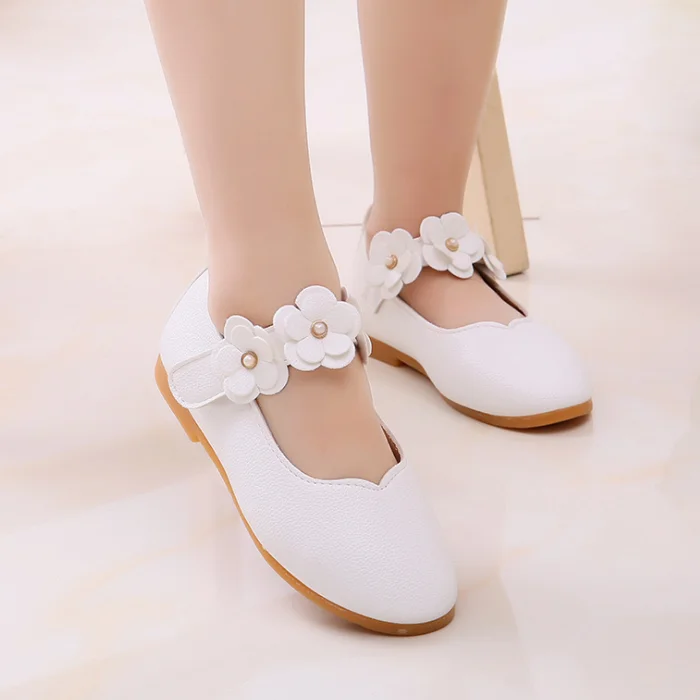 
Kid Shoe New Style Sweet Flowers Girl Shoes Fashion Child Dress Shoes 