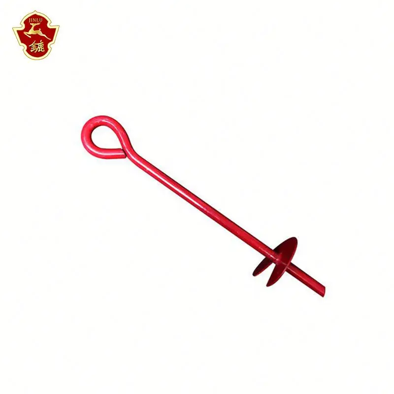 Galvanized Steel Ground Screw Pole Anchor