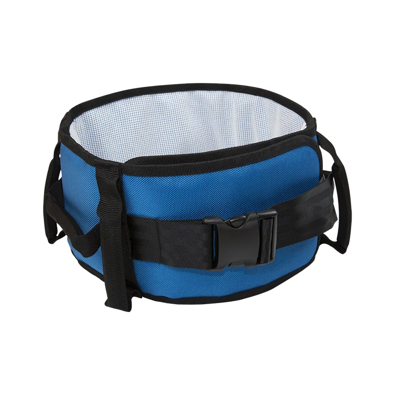 Wheelchair accessories Polyester blue Patient Gait Belt with Handles