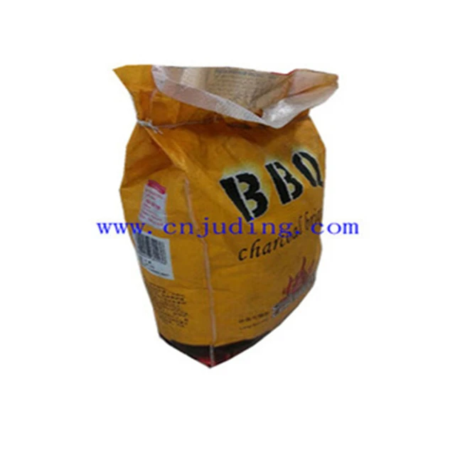BOPP Laminated PP Woven BBQ Charcoal Packing Bag Polypropylene Woven Charcoal Bag