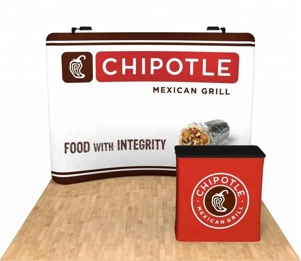 High Quality Material Tension Fabric Banner Trade Show Display Exhibition Booth Tension