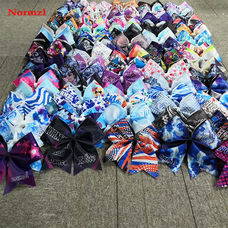 Wholesale Cheer Bows Custom Sublimated Cheer Bow For Cheerleader