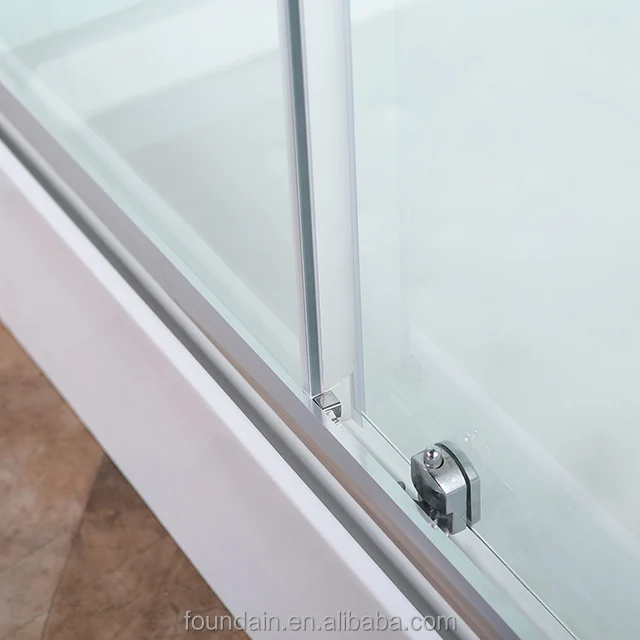 bathroom shower enclosure with side panel