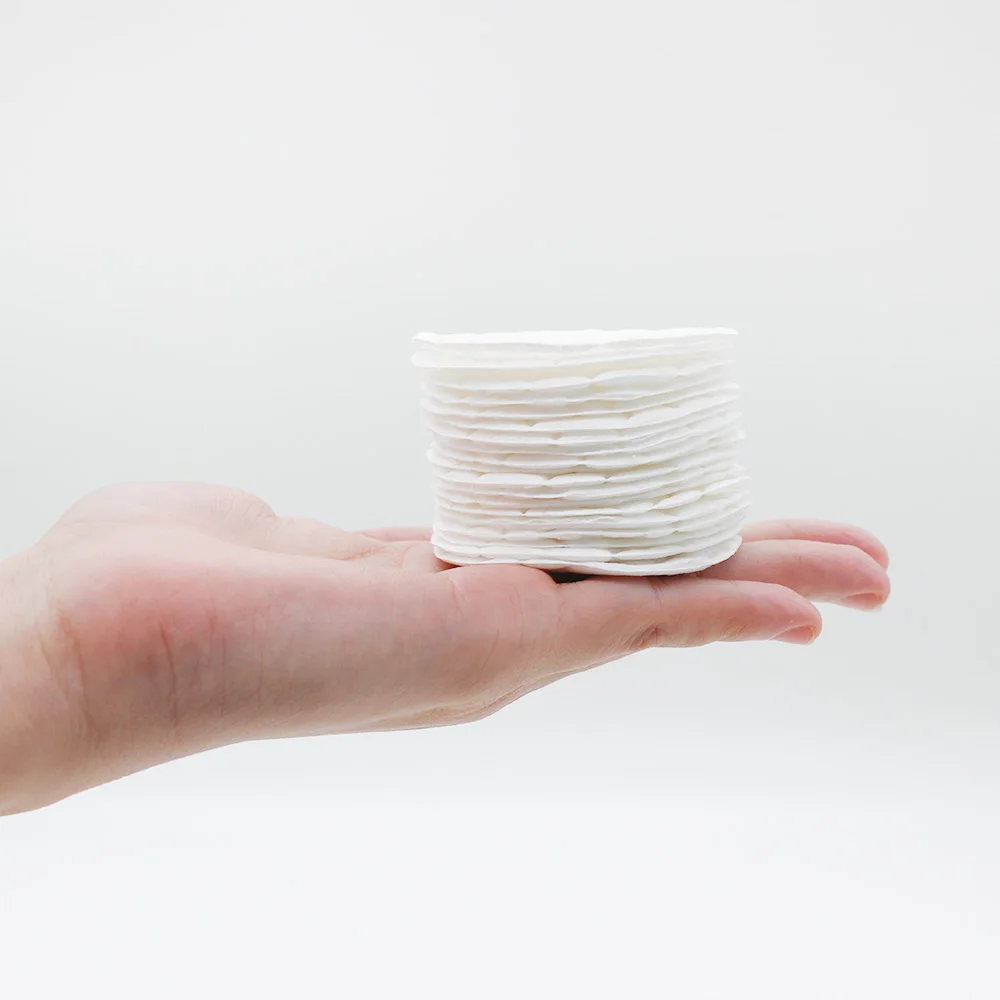 Hypoallergenic Cosmetic Toner Disposable Cotton Pads Round Makeup Remove