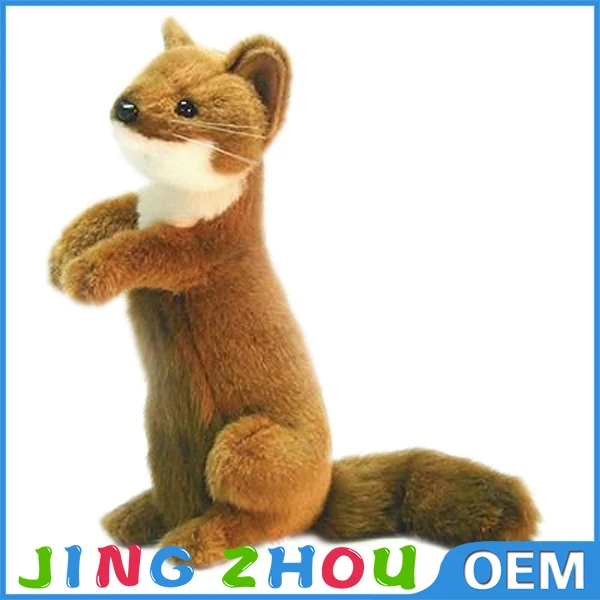 2019 Guangdong wholesale stuffed weasel/soft weasel/plush weasel