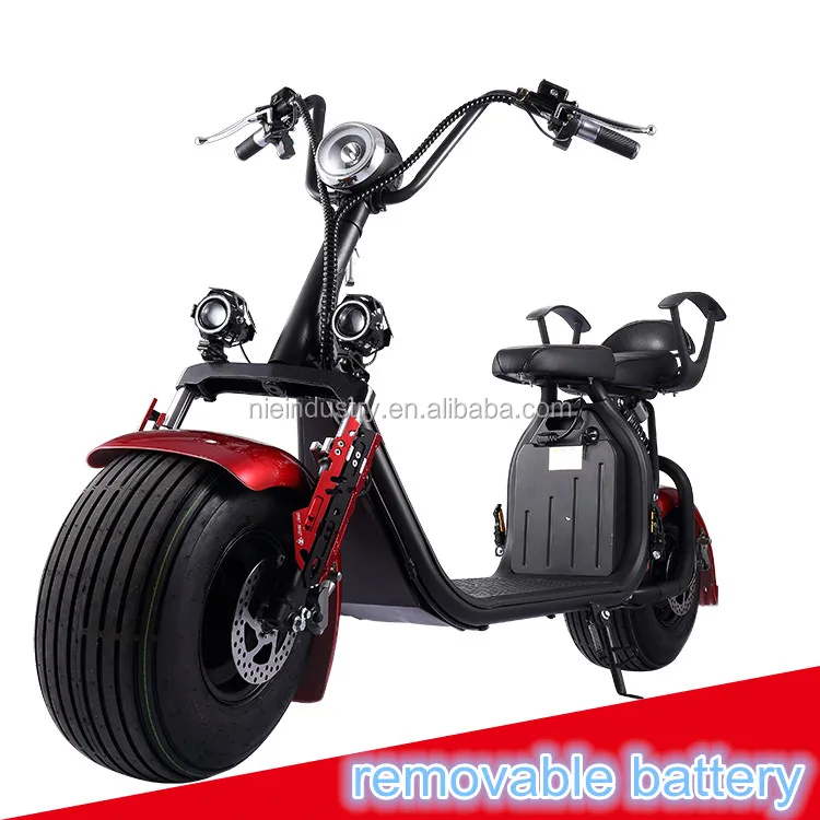 Мощный электрический скутер Citycoco 18*9 5 дюймов 2000 Вт 72 в