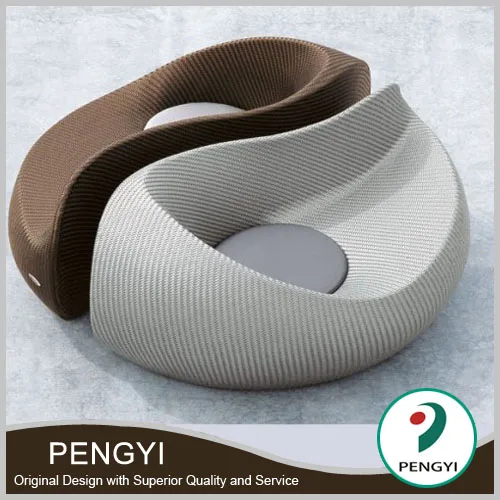 Hot selling casual outdoor PE rattan round beach bed