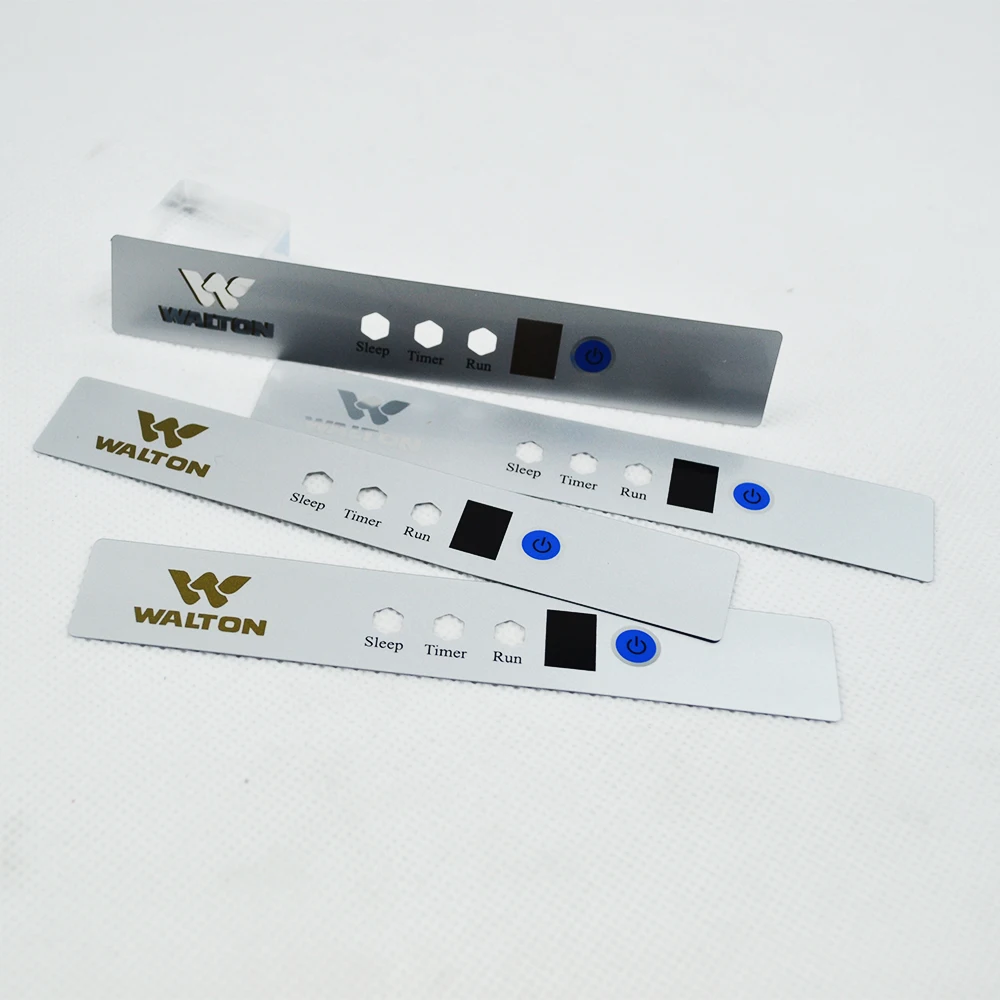 Custom design dead lexan  front panel for digital set top box