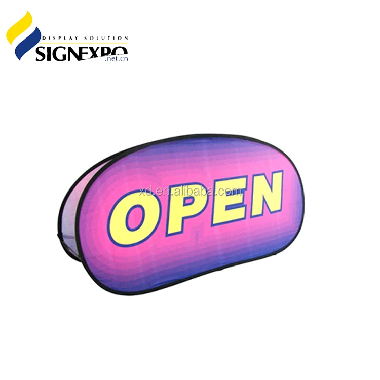 Круглые подвесные баннеры для выставок Skybox