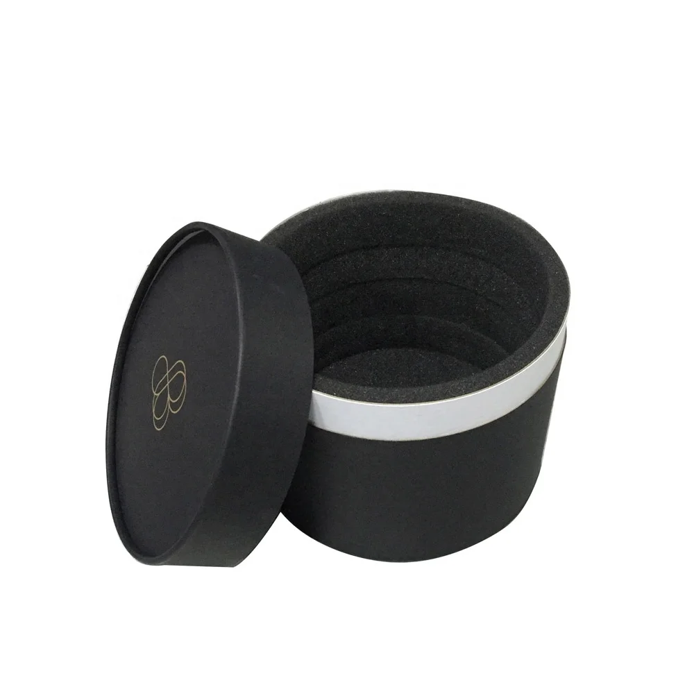 Free Design your own Cosmetics Creative Round Art Paper Carton kraft Tube for Packaging round cardboard box l