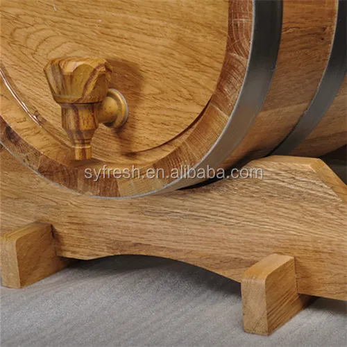 china factory1L 2L 5L OAK wooden wine whiskey barrel