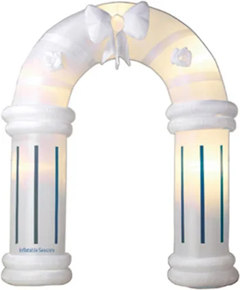 Full White Inflatable Arch with Custom Design AR-15