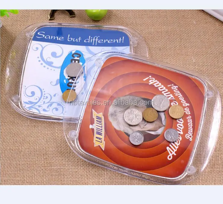 Customized plastic money tray cash coin tray for promotional
